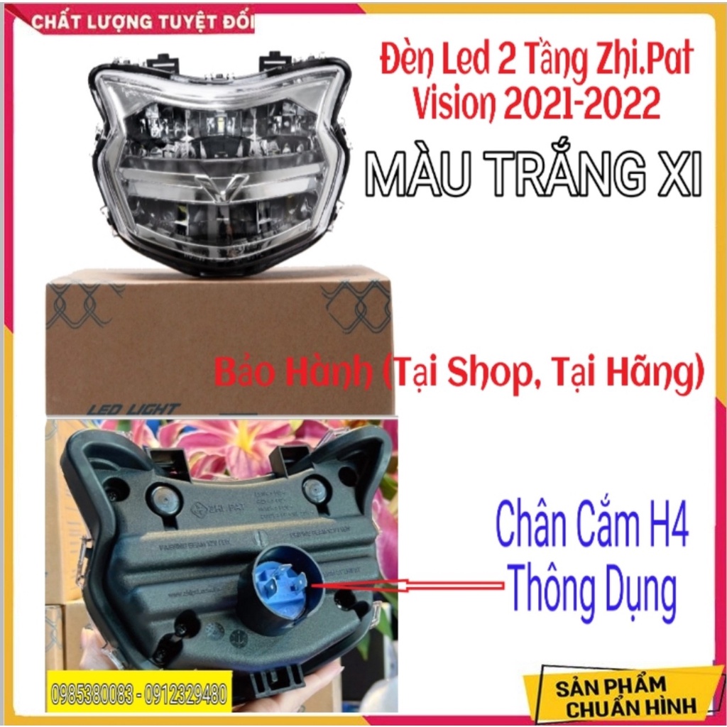 - Đèn Pha Led 2 tầng Vision 2021 Vision 2022 VISION 2023 - Zhi.pat Chóa Đèn Pha Led Vision 110 cc