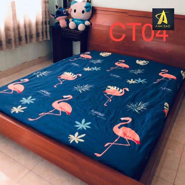 Ga chống thấm cho bé chất liệu cotton Hàn Quốc cao cấp Ánh Sao - kích thước 1m6x2m/1m8x2m