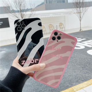 Mới Ốp Điện Thoại IMD Họa Tiết Ngựa Vằn Cho iPhone 12 12PRO 12PRO MAX 12X 7 8