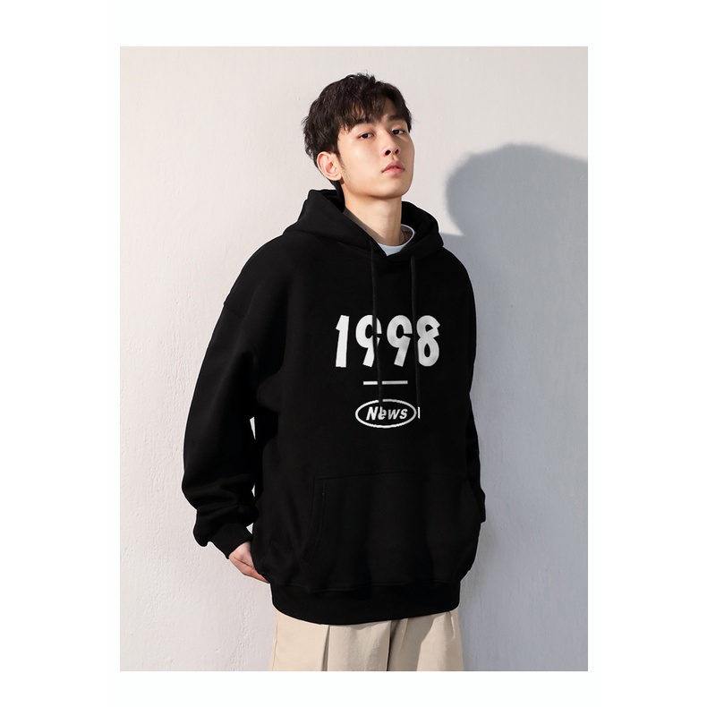 Áo Hoodie Mũ Trùm Đầu 2 Lớp 1998 Siêu Hot, Phong Cách Trẻ Trung Năng Động Hot Trend Âm Áp
