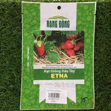 Hạt Giống Dâu Tây Etna chịu nhiệt, đóng gói 10 hạt, hạt dâu tây, hạt giống cây trồng,hạt giống rau