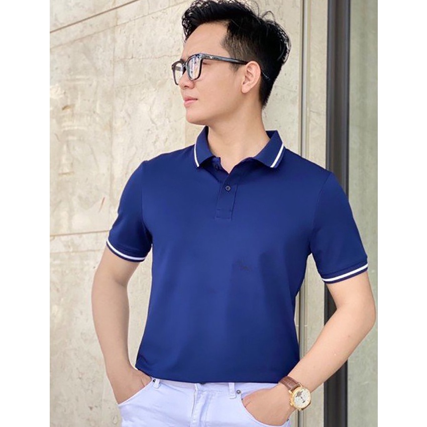Áo Polo Nam cổ bẻ  thun basic cộc tay vải cá sấu cotton phong cách trẻ trung chuẩn form nhiều màu