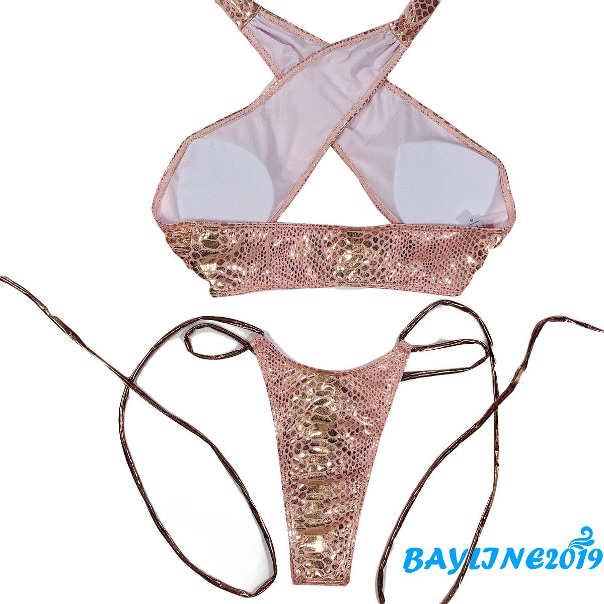 Set Đồ Tắm Họa Tiết Da Rắn Thời Trang Quyến Rũ Dành Cho Nữ | BigBuy360 - bigbuy360.vn