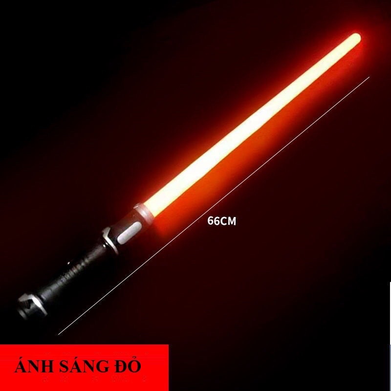 Tặng  GẬY phát sáng, âm thanh laze Star Wars Phát sáng, đấu nối thành gậy.