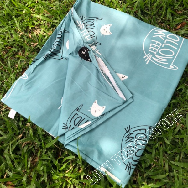 Áo Nệm, Bọc Nệm Topper 2 Mặt có khóa kéo, kích thước 1mx2m, 1m2x2m, 1m4x2m, 1m6x2m, 1m8x2m dùng cho nệm dày 3_9cm