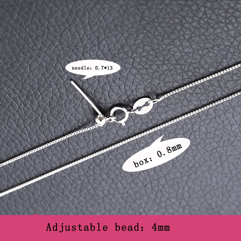 Vòng cổ Bạc Sterling S925 100% Tự Làm Thời Trang