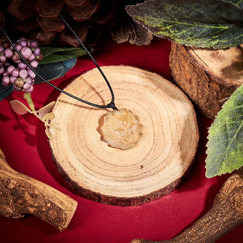 Mặt Đá Hồ Ly Thach Anh Vàng Thiên Nhiên