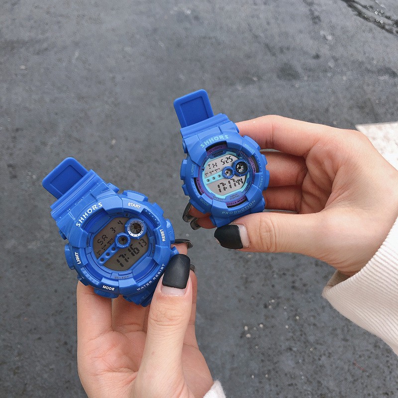 Đồng hồ Điện tử Thể thao nam nữ SHHORS dây silicon - MS20 | BigBuy360 - bigbuy360.vn