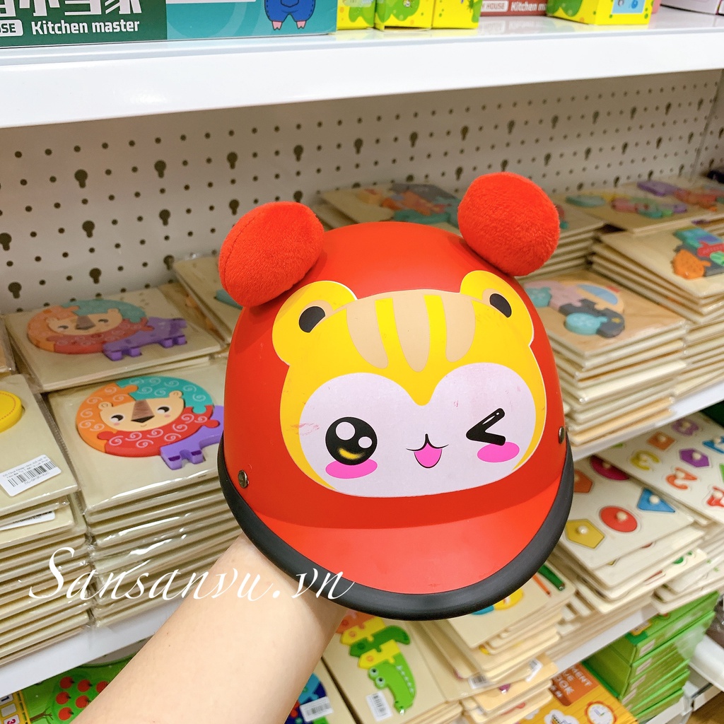 Mũ bảo hiểm hình thú đáng yêu cho bé, Nón bảo cho bé yêu nhà bạn mẫu mới nhất 2022