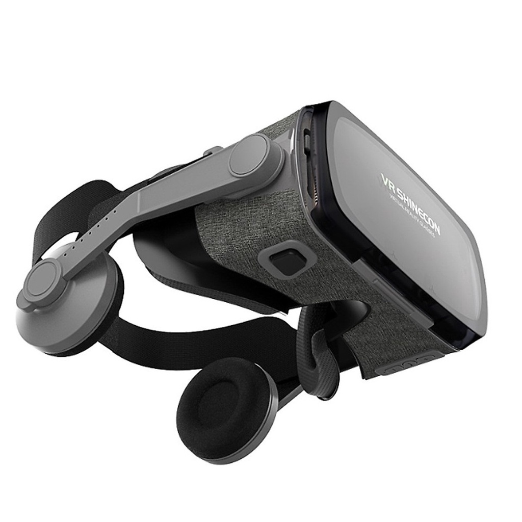 Kính Thực Tế Ảo VR Shinecon G07E/K0 - Bluelens: Hỗ Trợ Màn Hình 6.5inch Có Tai Nghe