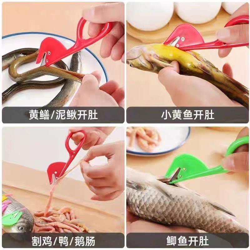 Dao làm lòng gà, dao mổ cá đa năng an toàn