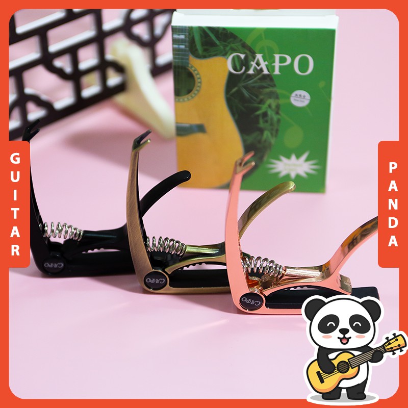 Capo Đàn Guitar Acoustic Classic Ukulele Kim Loại Đồng Đúc GP2532