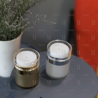 Hủ hộp đựng mỹ phẩm hút chân không đựng kem nền, lotion Thỏ Lab 20gr 30gr