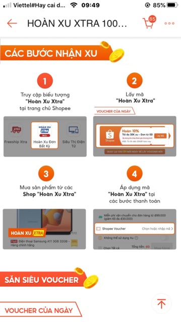 Cột tóc vải màu trơn bóng 3