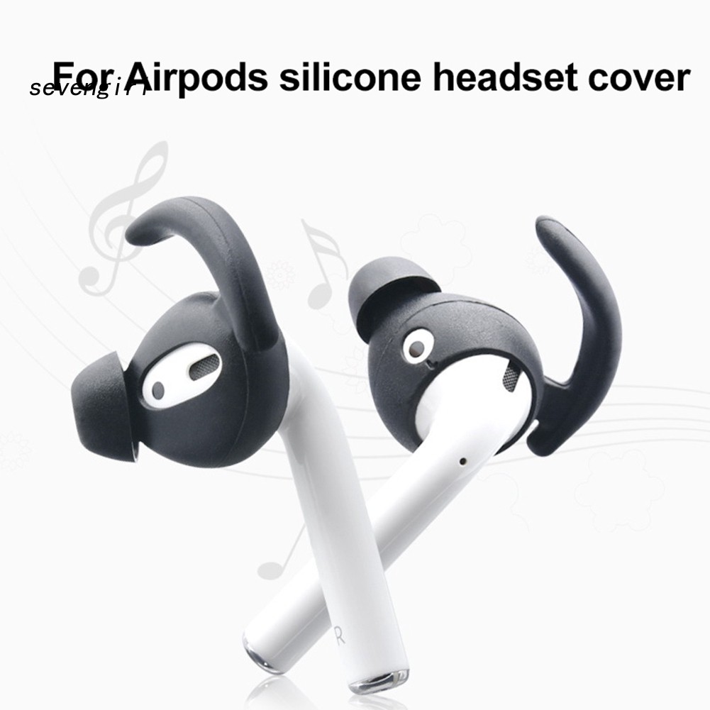 Set 2 Đệm Tai Nghe Bằng Silicon Tiện Dụng Cho Airpods 1 2