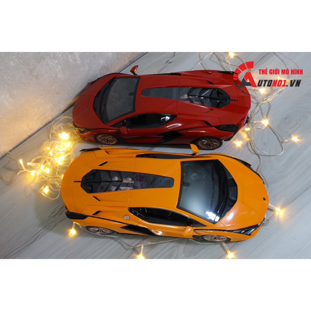 MÔ HÌNH XE ĐIỀU KHIỂN Ô TÔ LAMBORGHINI SIAN RED 1:14 RASTAR 7245