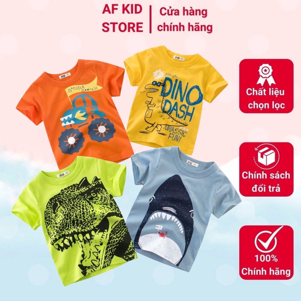 Áo phông mùa hè cho bé trai ATKID Việt Nam chất liệu cotton thoáng mát