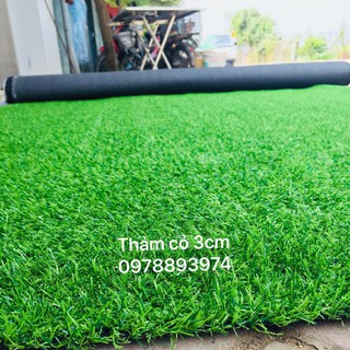 Cỏ nhân tạo trải nền 2cm giá rẻ tại Hà nội 2x12m