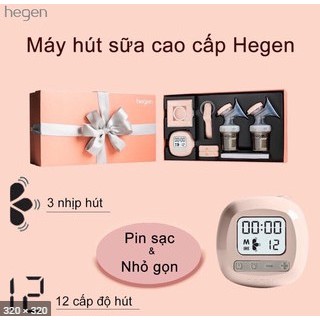 Máy hút sữa điện đôi cao cấp Hegen chính hãng