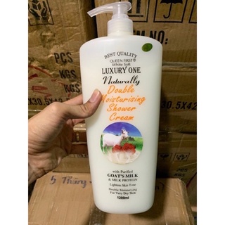 Sữa tắm dê luxury one chai to 1200ml