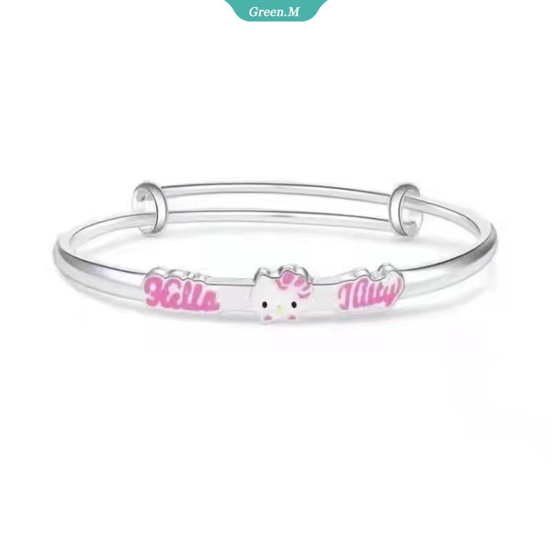 Sanrio Bộ Sưu Tập Vòng Tay Hoạt Hình Hello Kitty Kuromi Cinnamoroll Size Có Thể Điều Chỉnh