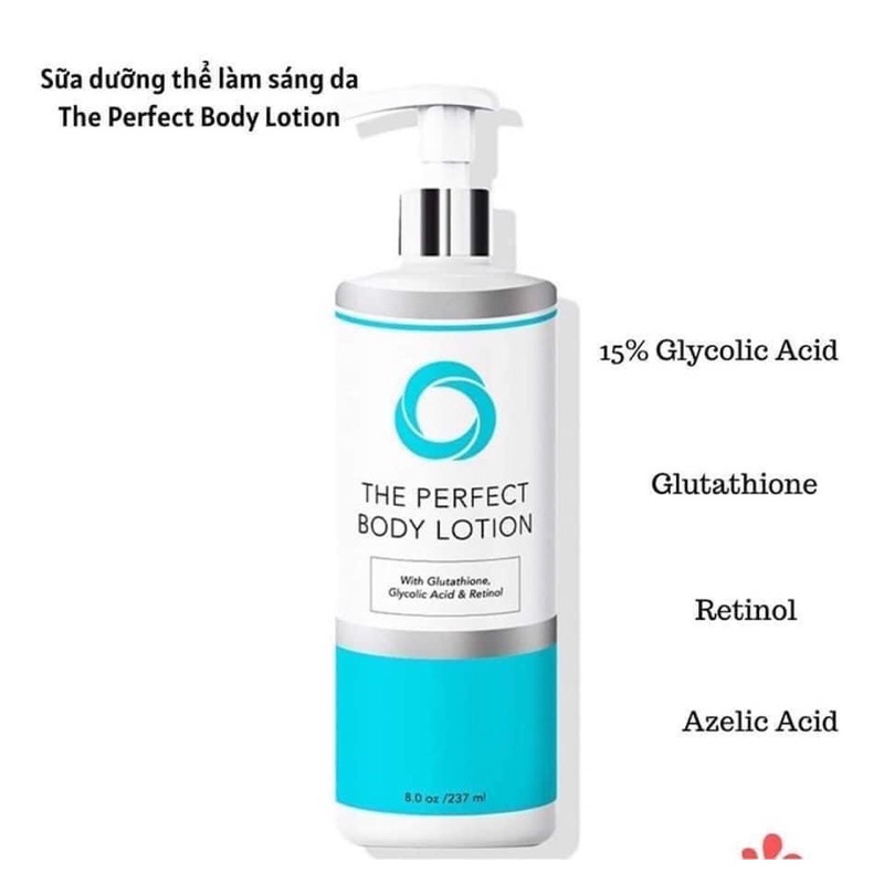 The Perfect Body Lotion Kem Dưỡng Body Sáng Da Giảm Viêm Nang Lông