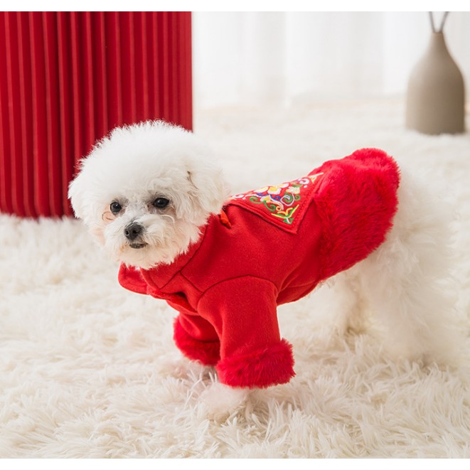 ÁO TẾT ẤM CHO CHÓ MÈO