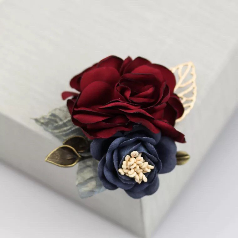 Hoa cài áo handmade mẫu 3