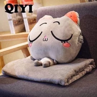 Bộ gối kèm chăn hình thú 2 trong 1