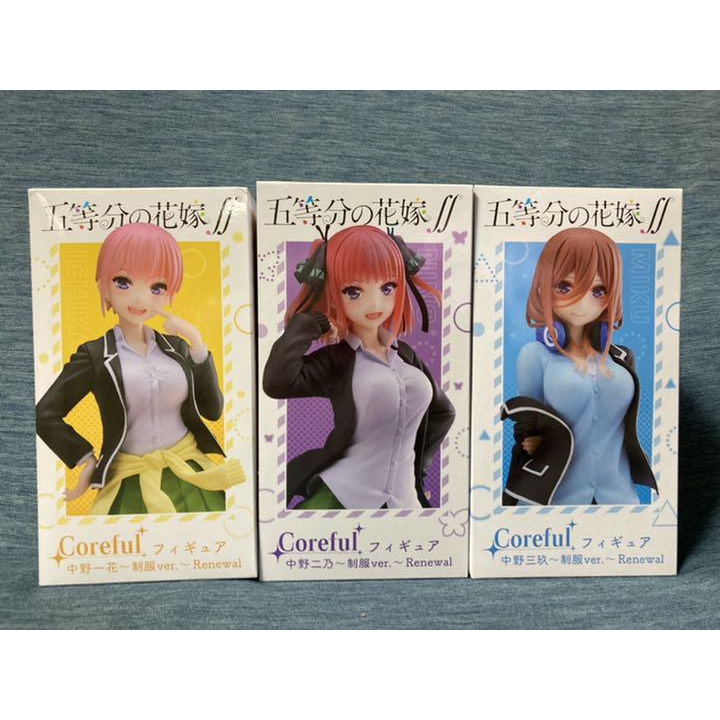 Mô hình chính hãng Gotoubun no Hanayome Seifuku Set đồng phục học sinh  - Coreful SEGA