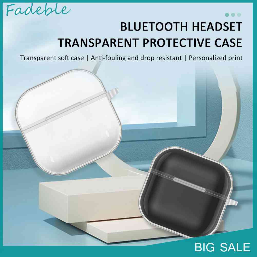 Vỏ Bảo Vệ Hộp Sạc Tai Nghe Bluetooth Lenovo LP40 Bằng TPU Mềm Trong Suốt