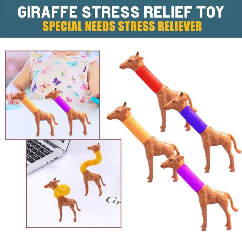 Đồ Chơi Squishy Hình Hươu Cao Cổ Dễ Thương