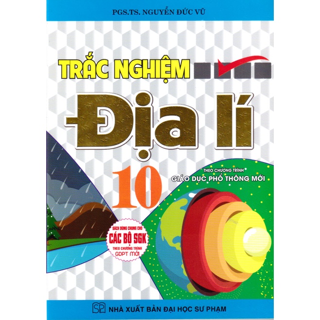 Sách - Trắc nghiệm địa lý 10