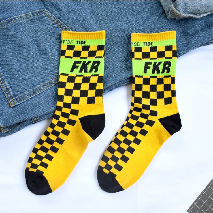 Bộ 4 đôi tất nam nữ cao cổ phong cách Unisex FRCAPE - Hàng Cao Cấp