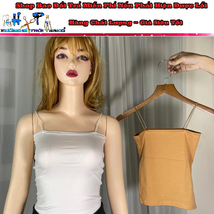 Áo 2 Dây Sợi Bún Thun Borip Loại 1 Mẫu Hót _Hàng Có Sẵn