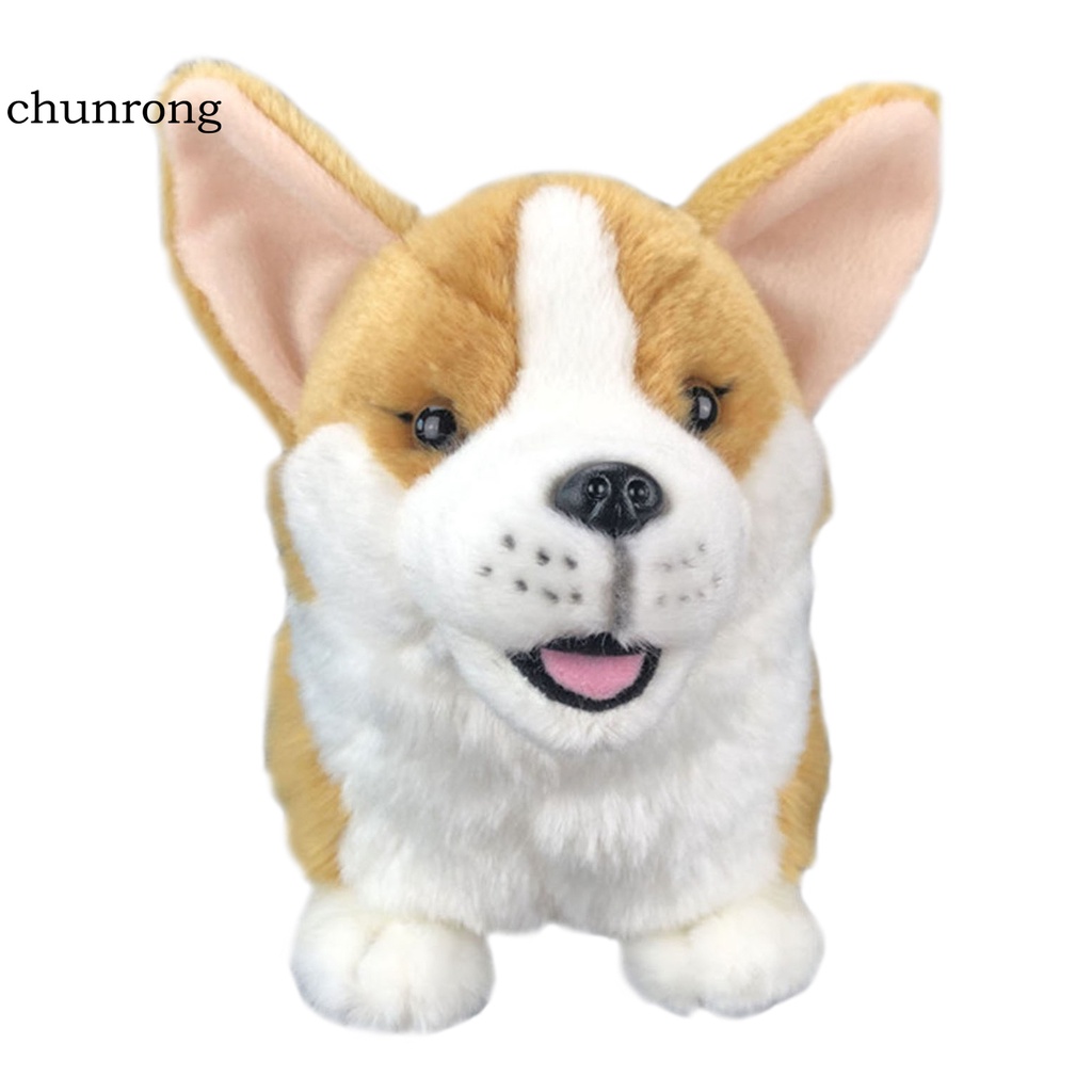 Thú nhồi bông hình chú chó corgi đáng yêu