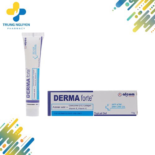 Gel mờ thâm, giảm mụn Derma Forte (Tuýp 15g)