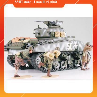 35250 Mô hình quân sự 1/35 SCALE U. S. MEDIUM TANK M4A3 SHERMAN 75mm GUN LATE PRODUCTION (FRONTLINE BREAKTHROUGH)