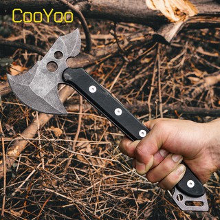 Rìu dã ngoại/ cắm trại MecArmy/ CooYoo AX-P2 Power Herman thép D2