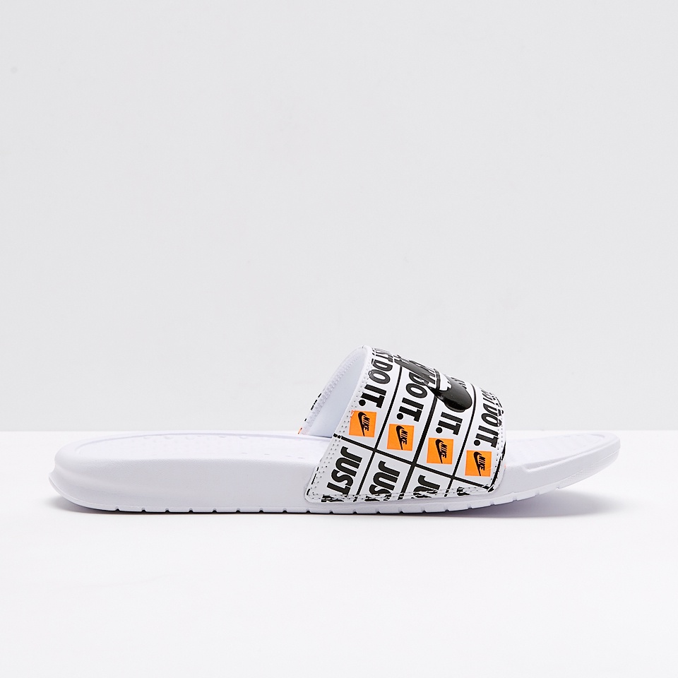 Dép Nike Just Do It Chính Hãng 💙FREESHIP💙 Nike Benasi JDI Print White - Dép Quai Ngang Nam Chuẩn Auth - Simple Sneaker