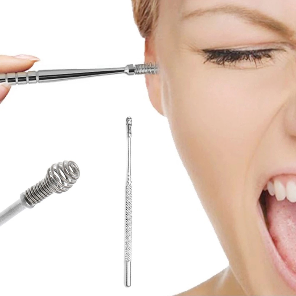 [Hàng mới về] Dụng cụ lấy ráy tai bằng thép không gỉ độc đáo thiết kế nhỏ gọn tiện dụng