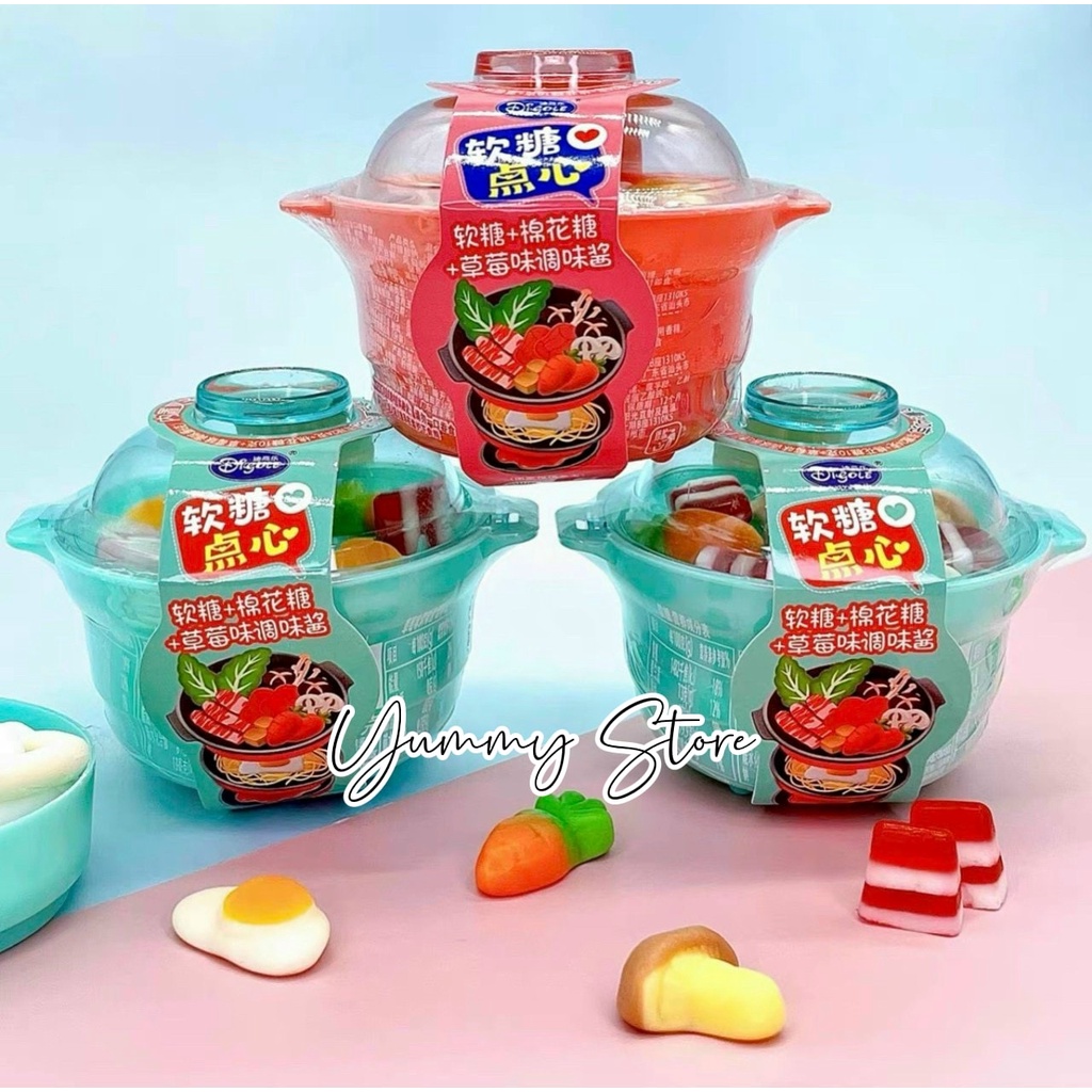 Set Kẹo Dẻo Lẩu Mini Funny Castle Fudge Treats