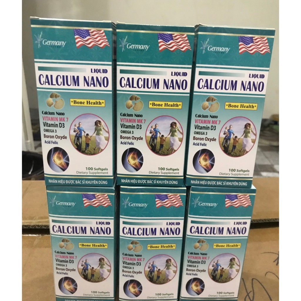 VIÊN UỐNG LIQUID CANXI NANO BỔ SUNG CANXI, PHÒNG NGỪA LOÃNG XƯƠNG