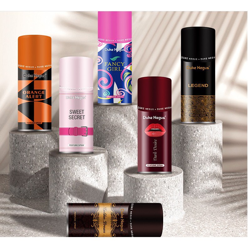 Xịt khử mùi Duke Negus ngăn mùi cơ thể nam nữ, khử mùi vùng nách 6 hương nước hoa, Xịt khử mùi đa năng, xịt thơm | BigBuy360 - bigbuy360.vn