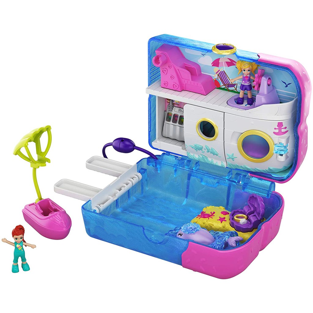 ĐỒ CHƠI POLLY POCKET - Polly Pocket cùng Du Thuyền khám phá biển xanh - MÃ SP GKJ49/FRY35 - HĐT