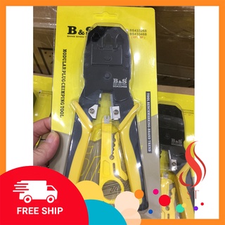 [NEW] Kìm Nhấn Mạng Bosi Tool Bs433468 4P / 6P / 8P - Kìm Mạng ❤️FREESHIP❤️ Kím Bấm Đầu Dây Mạng
