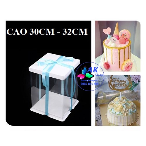 HỘP ĐỰNG BÁNH MICA SIZE 34