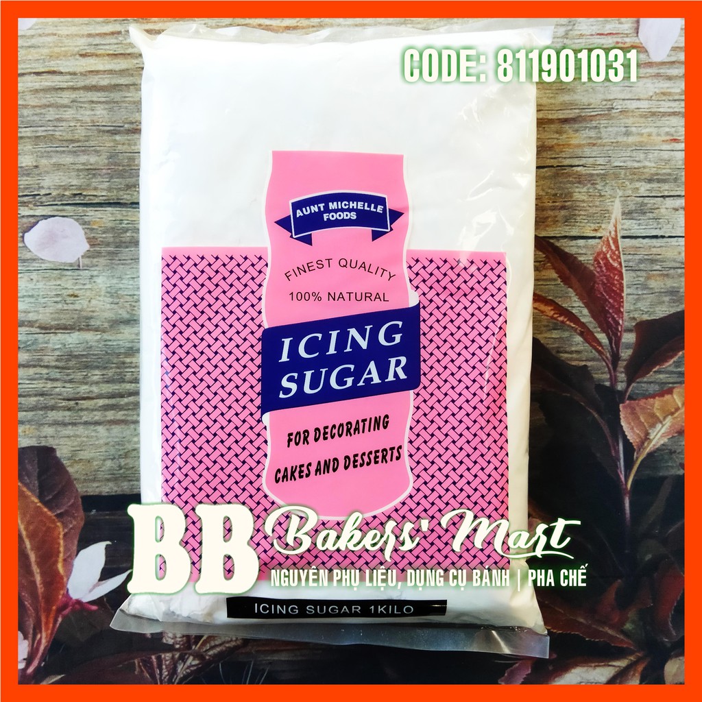 Đường xay nhuyễn mịn ICING Sugar AUNT MICHELE - Gói 1kg