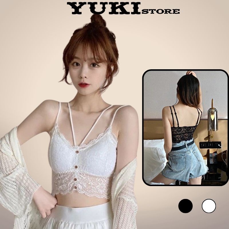 Áo Bra Ren Hoa 4 Khuy Cao Cấp Siêu Sexy YUKI STORE 9902