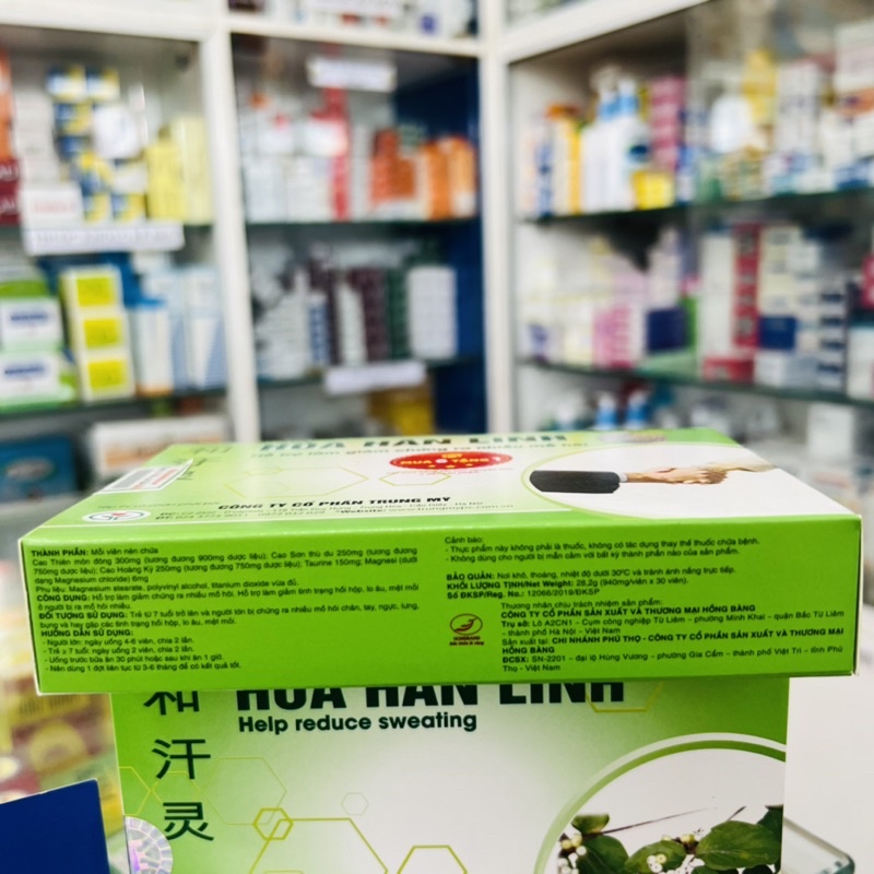 ✅ [Chính Hãng] HOÀ HÃN LINH hỗ trợ làm giảm chứng ra nhiều mồ hôi